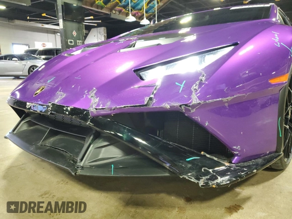 2023 Lamborghini Huracan z VIN ZHWUA6ZX7PLA21724, wystawiony jako Copart lot #78715274 z przebiegiem 1 203 mil mil oraz Szkoda całkowita • Salvage title. Historia ofert i sprzedaży dostępna na DreamBid. Obrazek 16.