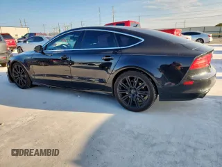 2013 Audi A7 Prestige with VIN WAU2GAFC1DN082130, listed as a Copart auction lot 59619575 with 123,560 mi miles and Salvage title. Bid and sale history available at DreamBid. Image 2.