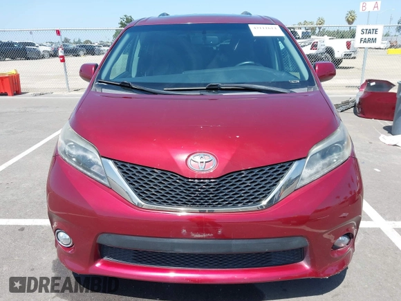 2017 Toyota Sienna SE with VIN 5TDXZ3DC6HS808999, listed as a IAAI auction lot 42111614 with 107,781 mi miles and . Bid and sale history available at DreamBid. Image 13.