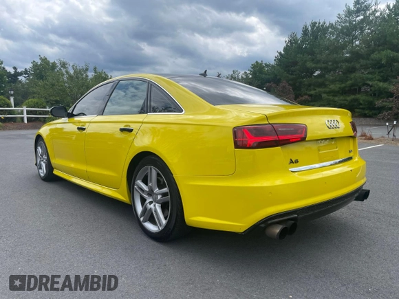 2016 Audi A6 Premium Plus with VIN WAUGFAFC8GN117551, listed as a Copart auction lot 65941565 with 153,367 mi miles and Clean title. Bid and sale history available at DreamBid. Image 3.