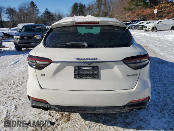 2021 Maserati Levante GranSport with VIN ZN661XUS4MX379740, listed as a Copart auction lot 42200355 with 58,437 mi miles and Clean Title. Bid and sale history available at carsss.com. Image 6.