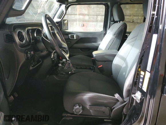 2022 Jeep Wrangler Unlimited Sahara Altitude with VIN 1C4HJXEG0NW115877, listed as a Copart auction lot 80689494 with 30,928 mi miles and Salvage title. Bid and sale history available at DreamBid. Image 7.