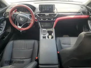 2020 Honda Accord EX-L with VIN 1HGCV2F55LA014957, listed as a Copart auction lot 55217755 with 60,218 mi miles and Salvage title. Bid and sale history available at DreamBid. Image 8.