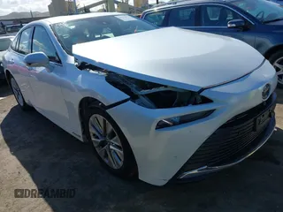 2021 Toyota Mirai XLE with VIN JTDAAAAA8MA001248, listed as a IAAI auction lot 41592011 with 49,613 mi miles and . Bid and sale history available at carsss.com. Image 1.