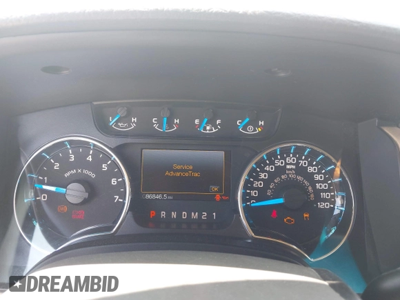 2013 Ford F-150 XL with VIN 1FTFW1CT9DKF09812, listed as a IAAI auction lot 42831062 with 86,846 mi miles and . Bid and sale history available at DreamBid. Image 7.