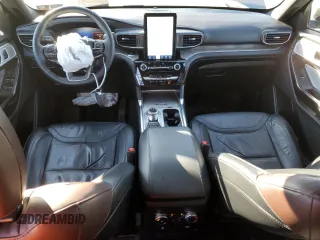 2022 Ford Explorer Platinum with VIN 1FM5K8HW9NNA06098, listed as a Copart auction lot 80473154 with 163,613 mi miles and Salvage Title. Bid and sale history available at carsss.com. Image 8.