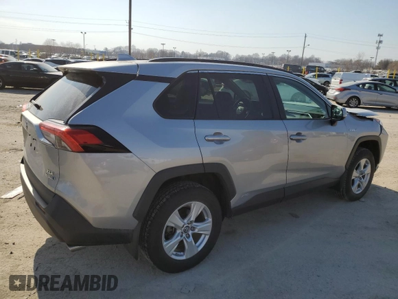 2019 Toyota RAV4 Hybrid XLE with VIN 2T3RWRFV1KW041684, listed as a Copart auction lot 48708995 with 80,181 mi miles and Salvage Title. Bid and sale history available at carsss.com. Image 3.