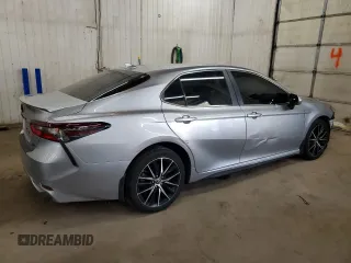 2023 Toyota Camry SE with VIN 4T1T11AKXPU773587, listed as a Copart auction lot 52325575 with 46,941 mi miles and Salvage Title. Bid and sale history available at DreamBid. Image 3.