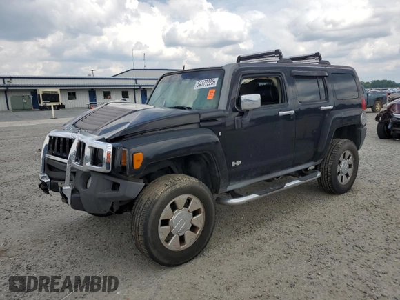 2007 Hummer H3 SUV z VIN 5GTDN13E478134160, wystawiony jako Copart lot #54377225 z przebiegiem 229 072 mil mil oraz Szkody całkowita. Historia ofert i sprzedaży dostępna na DreamBid. Obrazek 1.
