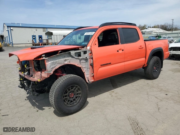 2023 Toyota Tacoma 4WD SR with VIN 3TYCZ5AN8PT162433, listed as a Copart auction lot 52911055 with 7,321 mi miles and Salvage Title. Bid and sale history available at carsss.com. Image 1.
