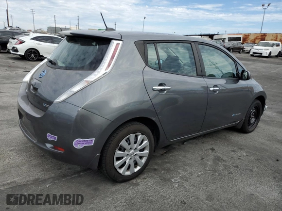 2017 Nissan LEAF SL with VIN 1N4BZ0CPXHC310325, listed as a Copart auction lot 63435333 with 37,787 mi miles. Bid and sale history available at carsss.com. Image 3.