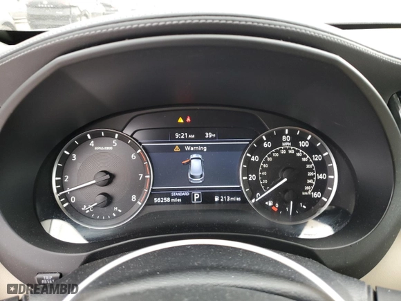 2019 Infiniti QX50 PURE with VIN 3PCAJ5M33KF146271, listed as a Copart auction lot 86974254 with 56,258 mi miles and Salvage Title. Bid and sale history available at carsss.com. Image 9.