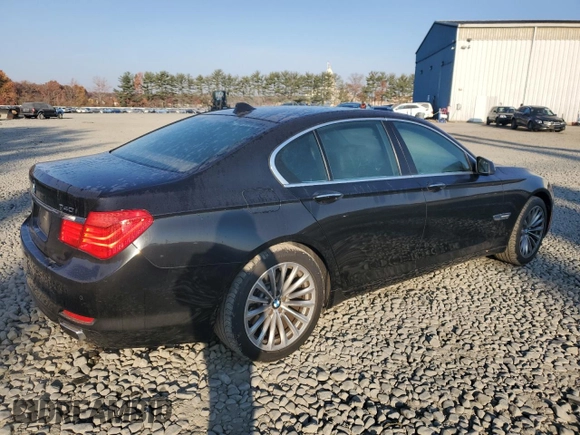 2011 BMW 7 Series 740i with VIN WBAKA4C50BC613111, listed as a Copart auction lot 78597934 with 103,778 mi miles and Salvage Title. Bid and sale history available at carsss.com. Image 3.