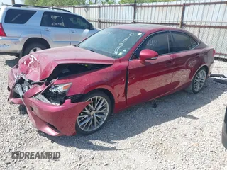 2015 Lexus IS 250 with VIN JTHCF1D22F5018278, listed as a IAAI auction lot 42098087 with 155,767 mi miles and . Bid and sale history available at DreamBid. Image 2.