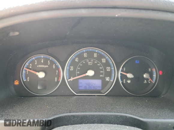 2007 Hyundai Santa Fe SE with VIN 5NMSH73E37H057885, listed as a Copart auction lot 58578085 with 163,690 mi miles and Salvage title. Bid and sale history available at DreamBid. Image 9.