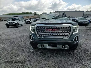2021 GMC Sierra 1500 Denali with VIN 1GTU9FEL1MZ252967, listed as a Copart auction lot 58204675 with 34,686 mi miles and Salvage title. Bid and sale history available at DreamBid. Image 13.