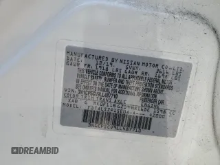 2020 Nissan Kicks SV z VIN 3N1CP5CV9LL487710, wystawiony jako Copart lot #58723695 z przebiegiem 76 425 mil mil oraz Szkoda całkowita • Salvage title. Historia ofert i sprzedaży dostępna na DreamBid. Obrazek 14.