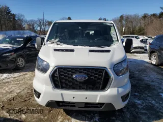 2024 Ford Transit Passenger XL with VIN 1FBAX2YG7RKA10866, listed as a Copart auction lot 46113675 with 23,189 mi miles and Clean Title. Bid and sale history available at carsss.com. Image 5.