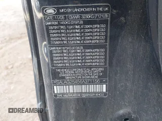 2006 Land Rover LR3 HSE z VIN SALAG25456A371156, wystawiony jako IAAI lot #42353635 z przebiegiem 122 974 mil mil oraz . Historia ofert i sprzedaży dostępna na DreamBid. Obrazek 9.