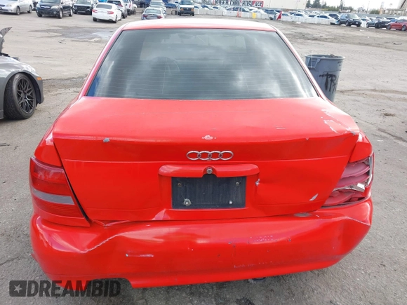2001 Audi S4 with VIN WAURD68D71A011267, listed as a IAAI auction lot 41593465 with 201,666 mi miles. Bid and sale history available at carsss.com. Image 17.