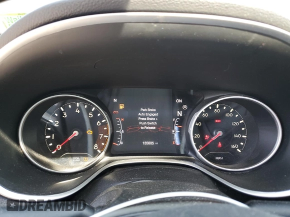 2020 Jeep Compass Limited with VIN 3C4NJDCBXLT155752, listed as a Copart auction lot 55040775 with 135,605 mi miles and Salvage title. Bid and sale history available at DreamBid. Image 9.