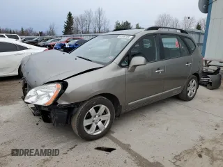 2009 Kia Rondo LX Base with VIN KNAFG528197256428, listed as a Copart auction lot 82662404 with 115,836 mi miles and Salvage Title. Bid and sale history available at carsss.com. Image 1.