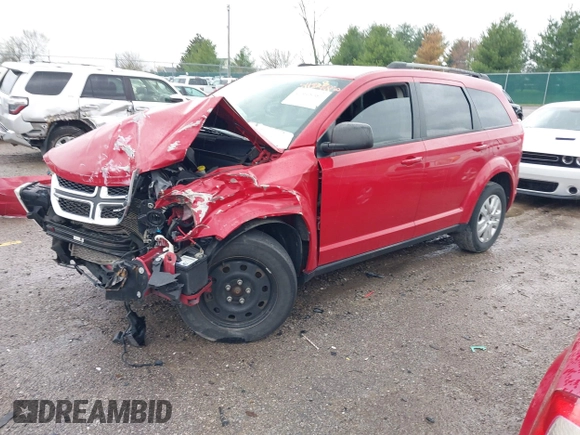 2017 Dodge Journey SE z VIN 3C4PDCAB2HT558628, wystawiony jako IAAI lot #41946060 z przebiegiem 217 810 mil mil oraz . Historia ofert i sprzedaży dostępna na DreamBid. Obrazek 19.