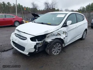 2017 Hyundai Accent SE with VIN KMHCT5AE7HU348681, listed as a IAAI auction lot 41944939 with 136,516 mi miles. Bid and sale history available at carsss.com. Image 2.