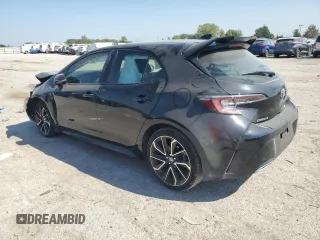 2019 Toyota Corolla Hatchback SE with VIN JTNK4RBE8K3049471, listed as a Copart auction lot 71502434 with 9,591 mi miles and Salvage Title. Bid and sale history available at carsss.com. Image 2.