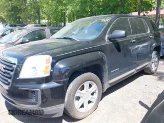 2016 GMC Terrain SLE with VIN 2GKALMEK8G6281838, listed as a IAAI auction lot 42090606 with 120,346 mi miles and . Bid and sale history available at carsss.com. Image 2.