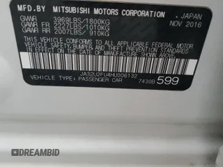 2017 Mitsubishi Lancer ES with VIN JA32U2FU4HU006132, listed as a Copart auction lot 79801074 with 66,427 mi miles and Salvage Title. Bid and sale history available at DreamBid. Image 13.