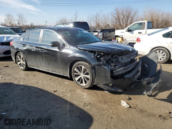 2015 Subaru Legacy 2.5i Limited with VIN 4S3BNBL67F3040136, listed as a Copart auction lot 46649635 with 124,273 mi miles and Salvage Title. Bid and sale history available at carsss.com. Image 4.