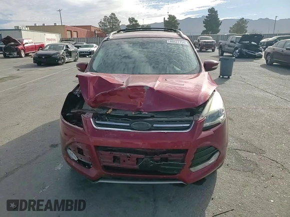 2013 Ford Escape Titanium with VIN 1FMCU0J94DUA93954, listed as a Copart auction lot 46627755 with 112,753 mi miles and Salvage Title. Bid and sale history available at carsss.com. Image 12.