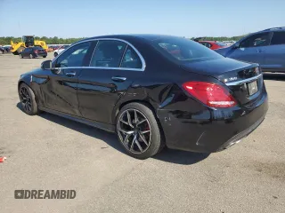 2016 Mercedes-Benz C 300 Luxury with VIN WDDWF4KBXGR121516, listed as a Copart auction lot 65587535 with 163,340 mi miles and Salvage title. Bid and sale history available at DreamBid. Image 2.