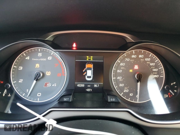 2014 Audi S4 Premium Plus with VIN WAUDGAFL2EA141963, listed as a Copart auction lot 85068784 with 40,269 mi miles and Salvage Title. Bid and sale history available at carsss.com. Image 9.