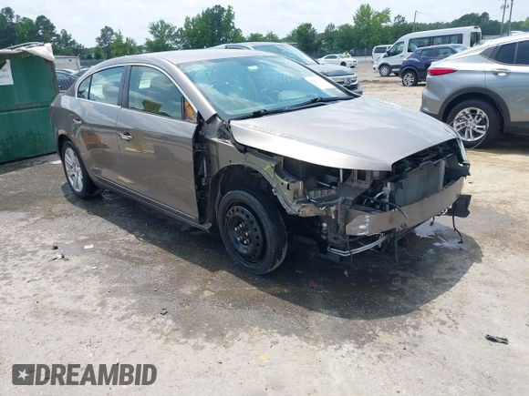 2012 Buick LaCrosse Premium 1 with VIN 1G4GD5E37CF208814, listed as a IAAI auction lot 42437117 with 91,607 mi miles and . Bid and sale history available at DreamBid. Image 1.