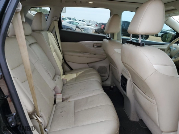 2017 Nissan Murano Platinum with VIN 5N1AZ2MG2HN124701, listed as a Copart auction lot 50775785 with 132,542 mi miles and Salvage Title. Bid and sale history available at carsss.com. Image 12.