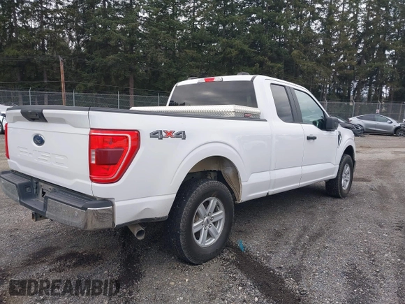 2021 Ford F-150 XL z VIN 1FTEX1EP4MKD18615, wystawiony jako IAAI lot #41580207 z przebiegiem 69 478 mil mil oraz . Historia ofert i sprzedaży dostępna na DreamBid. Obrazek 4.