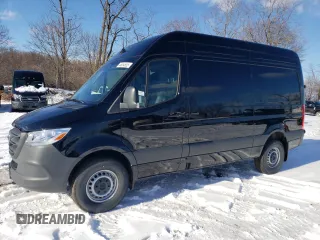 2024 Mercedes-Benz Sprinter with VIN W1Y4NBHY7RT191884, listed as a Copart auction lot 44954555 with 16 mi miles and Salvage Title. Bid and sale history available at DreamBid. Image 1.