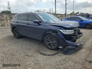 2022 Volkswagen Tiguan SE with VIN 3VV3B7AX7NM147448, listed as a Copart auction lot 47245895 with 32,488 mi miles and Salvage Title. Bid and sale history available at carsss.com. Image 4.