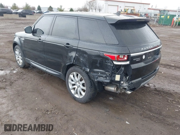 2016 Land Rover Range Rover Sport V6 HSE with VIN SALWR2PFXGA659979, listed as a IAAI auction lot 41822327 with 134,177 mi miles. Bid and sale history available at carsss.com. Image 3.