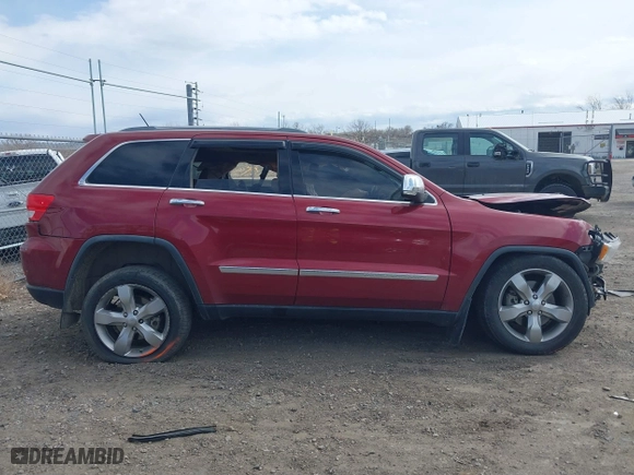 2012 Jeep Grand Cherokee Overland with VIN 1C4RJFCT3CC115465, listed as a IAAI auction lot 41759070 with 1 mi miles. Bid and sale history available at carsss.com. Image 14.