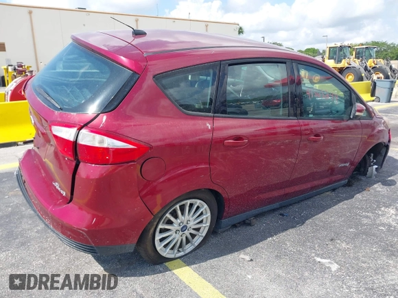 2014 Ford C-Max SE with VIN 1FADP5AU1EL502801, listed as a IAAI auction lot 42161200 with 178,199 mi miles. Bid and sale history available at carsss.com. Image 4.