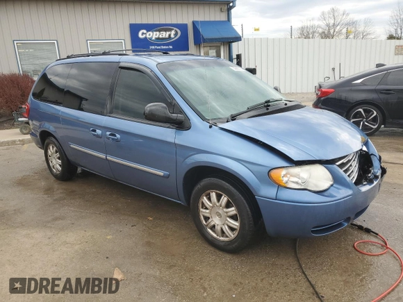 2007 Chrysler Town & Country LWB Touring with VIN 2A4GP54LX7R273419, listed as a Copart auction lot 50888705 with 219,038 mi miles and Non Repairable. Bid and sale history available at carsss.com. Image 4.
