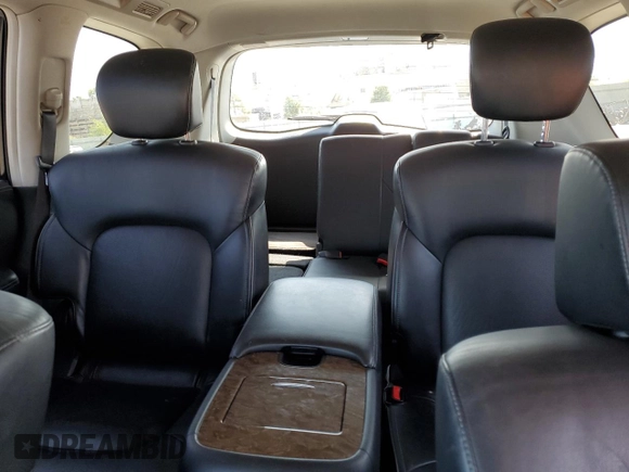 2016 Infiniti QX80 with VIN JN8AZ2NEXG9125401, listed as a Copart auction lot 65924664 with 138,858 mi miles and Salvage Title. Bid and sale history available at carsss.com. Image 10.