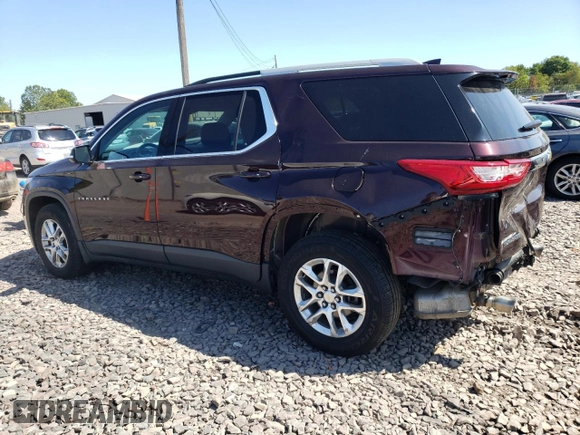 2018 Chevrolet Traverse LT Cloth with VIN 1GNERGKW2JJ160342, listed as a Copart auction lot 70833964 with 53,659 mi miles and Salvage Title. Bid and sale history available at carsss.com. Image 2.
