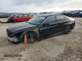 2021 Honda Accord Sport with VIN 1HGCV1F34MA099106, listed as a Copart auction lot 49354025 with 58,795 mi miles and Clean title. Bid and sale history available at DreamBid. Image 1.