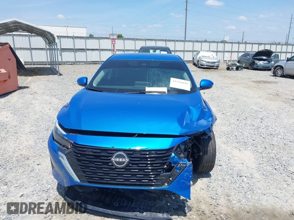 2024 Nissan Sentra SV with VIN 3N1AB8CV6RY343650, listed as a IAAI auction lot 42126890 with 22,633 mi miles and . Bid and sale history available at DreamBid. Image 6.