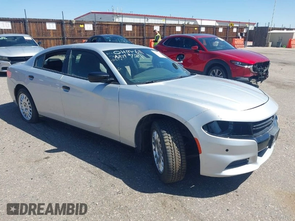 2019 Dodge Charger Police with VIN 2C3CDXKT4KH647831, listed as a IAAI auction lot 41976021 with 35,515 mi miles and . Bid and sale history available at DreamBid. Image 1.
