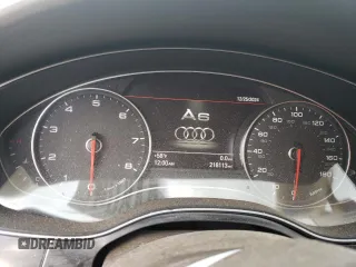 2013 Audi A6 3.0T Premium Plus with VIN WAUGGAFC3DN100052, listed as a Copart auction lot 86624804 with 218,113 mi miles and Salvage Title. Bid and sale history available at carsss.com. Image 9.